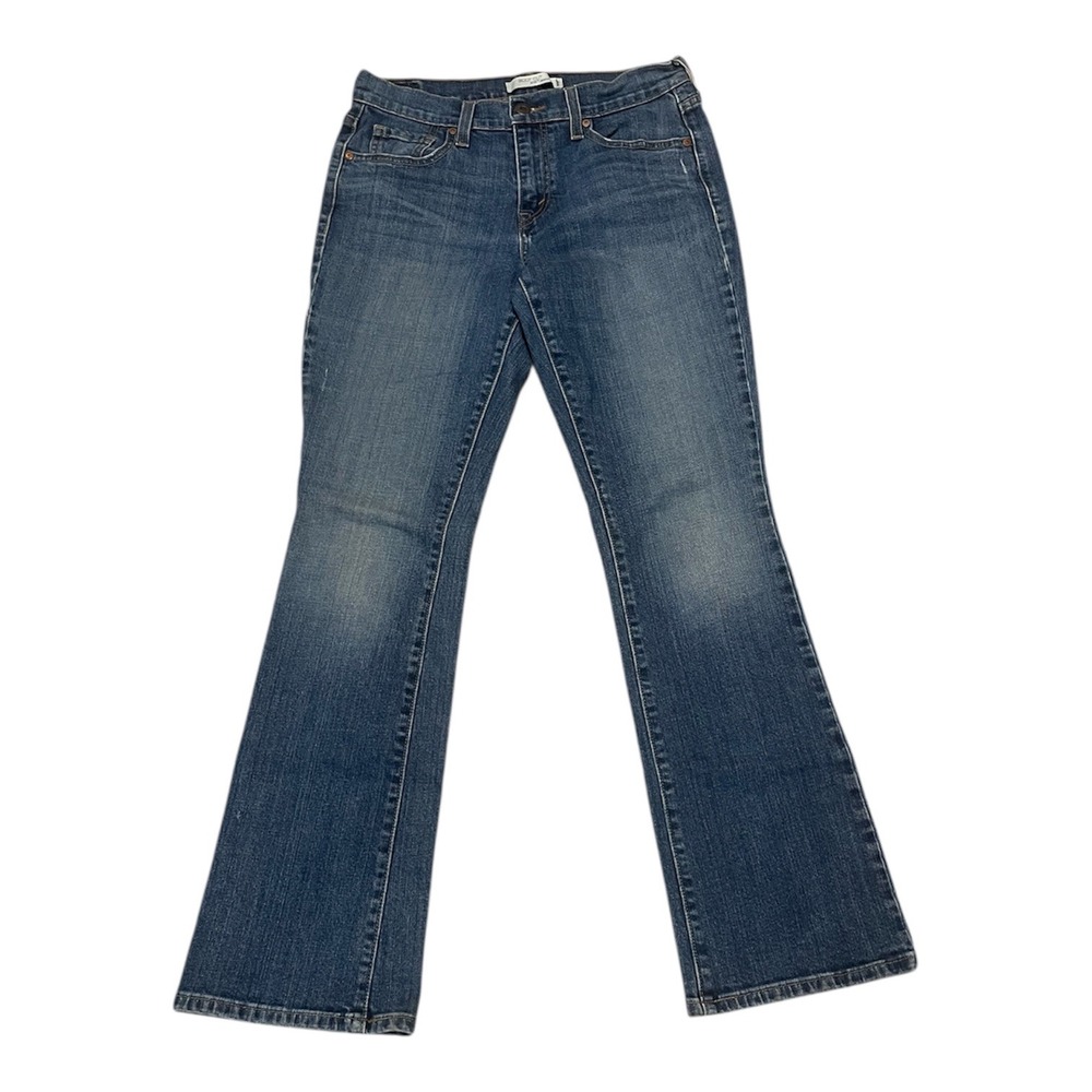 Levi's 515 Bootcut Jeans Women Blue‎ Denim Flare Leg Size 6 M